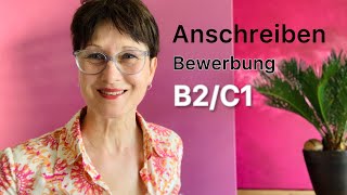 Anschreiben für Bewerbung  Ausbildung Energie u Gebäudetechnik  B2C1  Deutsch lernen [upl. by Bathelda]