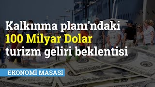 Kalkınma Planındaki 100 Milyar Dolar Turizm Geliri Beklentisi  Ekonomi Masası [upl. by Arreit]