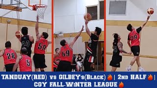 TANDUAYRED vs GILBEYsBlack🔥 2nd HALF🔥 CGY FALLWiNTER LEAGUE🔥 [upl. by Yemane562]