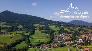 Bad Kohlgrub aus der Luft 🌳 Naturpark Ammergauer Alpen [upl. by Ykcor]