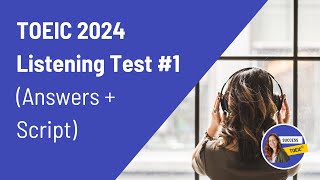 TOEIC Full listening test 2024 answers  transcript [upl. by Hartley]