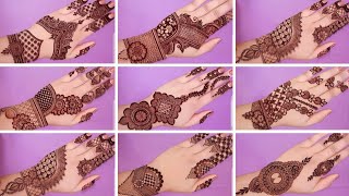 Easy top Arabic Mehndi Design Wedding Dulhan Special mehndi DesignSimplehenna Design mehndieid [upl. by Herschel]