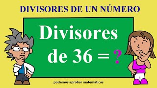 Calcular los divisores de un número [upl. by Walsh]