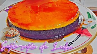 SAPINSAPIN DE LECHE sobrang sarap MUST TRY  how to make sapinsapin de leche  hoppy feels💜137 [upl. by Aklim]