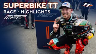 RST Superbike TT Race  Highlights  2024 Isle of Man TT Races [upl. by Bohlen]