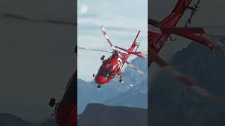 AgustaWestland Da Vinci axalp airshow agustawestland rescue helicopter airdisplay shorts [upl. by Derfla28]