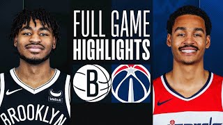 NETS at WIZARDS  FULL GAME HIGHLIGHTS  March 27 2024 [upl. by Nobell726]