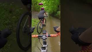 Gravel biking in a concrete river [upl. by Eidod]