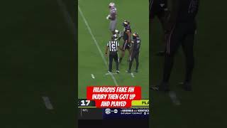 Hilarious Fake Injury Prank on the Field  Football Funny Moments shortsvideos [upl. by Schmeltzer]