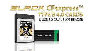 Delkin BLACK CFexpress™ Type B 40 Memory Cards  Overview [upl. by Leirol235]