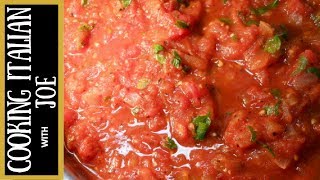 Worlds Best Tomato Pasta Sauce  Cooking Italian with Joe [upl. by Kwasi]