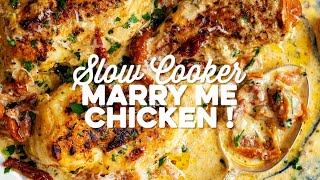 Slow Cooker Marry Me Chicken [upl. by Adnauqahs]