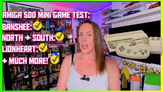 Amiga 500 Mini Testing NEW Games that you suggested [upl. by Iaka]