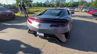 Acura NSX Type S exhaust clip [upl. by Anayi]