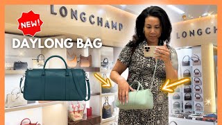 ⚡ NEW LONGCHAMP DAYLONG BAG  TRYING ALL SIZES [upl. by Eniron]