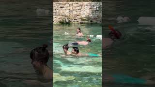 🌞Pamukkale Cleopatra Pool Türkiye Summer Holiday Hot Day☀️ pamukkale [upl. by Asoramla503]