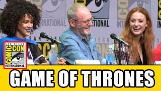 GAME OF THRONES Comic Con 2017 Panel  News Season 7 amp Highlights [upl. by Ardnauqal]