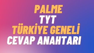 2023 YKS PALME TÜRKİYE GENELİ TYT GEOMETRİ CEVAP ANAHTARI  9 ARALIK [upl. by Eyatnod]