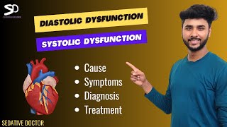 Diastolic Dysfunction amp Systolic Dysfunction  Heart Pumping Disorders  Sedative Doctor [upl. by Gladdie]