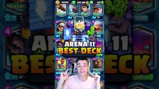 😍 BEST DECK for Arena 11 in Clash Royale [upl. by Eniamrahc998]