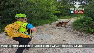 ANZIANO SCOMPARSO A BORGO SSERGIO LAPPELLO DEL FIGLIO «AIUTATEMI A CERCARLO»  15062024 [upl. by Ephrayim]