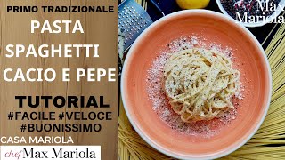 CACIO E PEPE perfetta  Ricetta facile con un trucco  Chef Max Mariola [upl. by Ayanet]