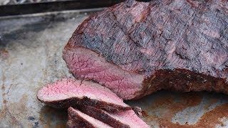 How to grill a Tri tip on a Parrilla by HanksTrueBBQcom [upl. by Dorej]