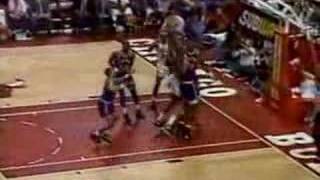 Knicks vs Bulls 1992 game 1 10 [upl. by Ahsenrad]