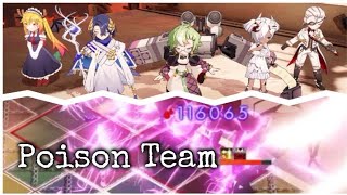 Poison Bleed Team  Showdown Simulation Hard Alchemy StarsGameplay [upl. by Ellivnarg]