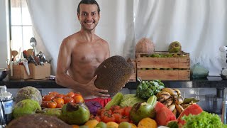 CARDÁPIO DE UM DIA EM UMA DIETA CRUA VEGANA NATURAL FRUGÍVORA [upl. by Irok]