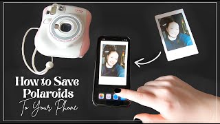 3 Ways to Scan Polaroids Onto Your Phone  How to Save Polaroids Digitally [upl. by Holladay739]