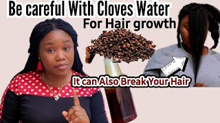 Be careful with moisture overload How to apply Clove For hair growth Clove Water for hair growth [upl. by Nimajnab192]