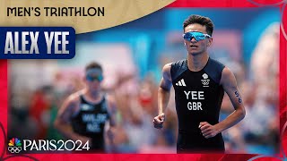 Yee DROPS THE HAMMER surges past Wilde in final moments of triathlon  Paris Olympics  NBC Sports [upl. by Cletis]