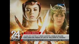 24 Oras Glaiza at Mikee Quintos babalik bilang sina Pirena at Lira sa quotMulawin Vs Ravenaquot [upl. by Kast845]