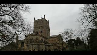 Tewkesbury Abbey chiming 12 [upl. by Rundgren]