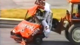 Suicide Squad Invade Ringwood Raceway 1996 Banger racing [upl. by Loella]