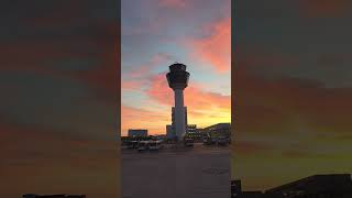 Athens ATC tower during sunrise [upl. by Navillus724]