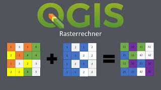 QGIS  Rasterrechner – Raster Calculator [upl. by Ennaed]