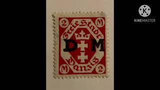 RARE STAMPS FROM GERMAN DANZIG [upl. by Idzik]