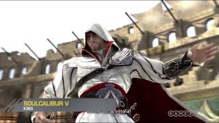 SoulCalibur V  Ezio vs Dampierre Gameplay Video Xbox 360 [upl. by Assenad66]