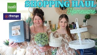 HUGE  HOMEWEAR SHOPPING HAUL  Dunelm amp The Range [upl. by Aenneea396]