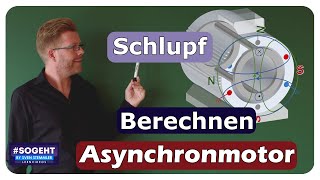 Schlupf berechnen bei Asynchronmotoren  Elektrotechnik leicht gemacht [upl. by Hubsher]