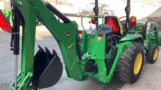 John Deere 385A Backhoe With 16quot Bucket For John Deere 3033r 3039r 3046r [upl. by Trebled]