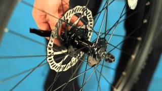 How to install quick release front wheel on bicycle [upl. by Ecnahc]