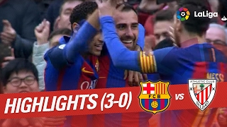 Resumen de FC Barcelona vs Athletic Club 30 [upl. by Rimahs874]