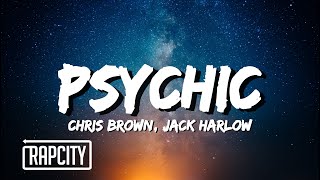 Chris Brown  Psychic Lyrics ft Jack Harlow [upl. by Ssac511]