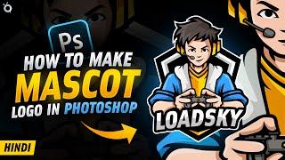 How to Make Gaming Logo in Photoshop  For Beginners [upl. by Merriott]