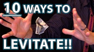 10 Ways to LEVITATE Epic Magic Trick How Tos Revealed [upl. by Jemima]