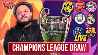 The CHAMPIONS LEAGUE Quarter Final amp Semi Final Draw LIVE WTroopz [upl. by Aeduj176]