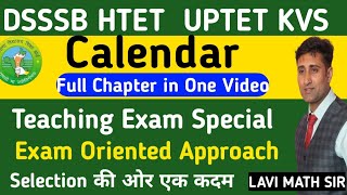 DSSSB 2024  DSSSB Reasoning Classes  Full Calendar Chapter With Tricks dsssbreasoning [upl. by Ayotna]